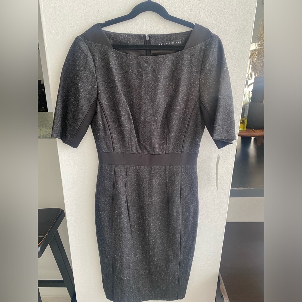 Antonio Melani Black Sheath Dress
